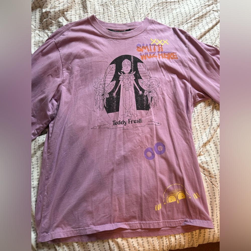 Teddy Fresh Long Sleeve Limited Edition Rick and Morty Shirt
